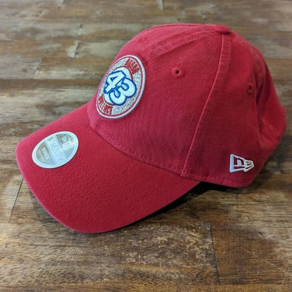 Women's New Era BUBBA WALLACE 9TWENTY Snapback Adjustable Hat 43 RARE Red NASCAR - Picture 3 of 5